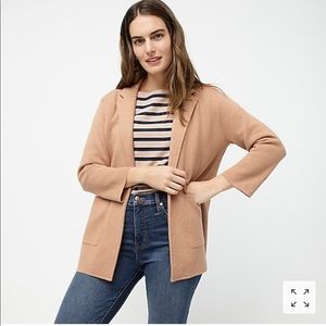 NWT J. Crew Sophie open-front Sweater Blazer | S
